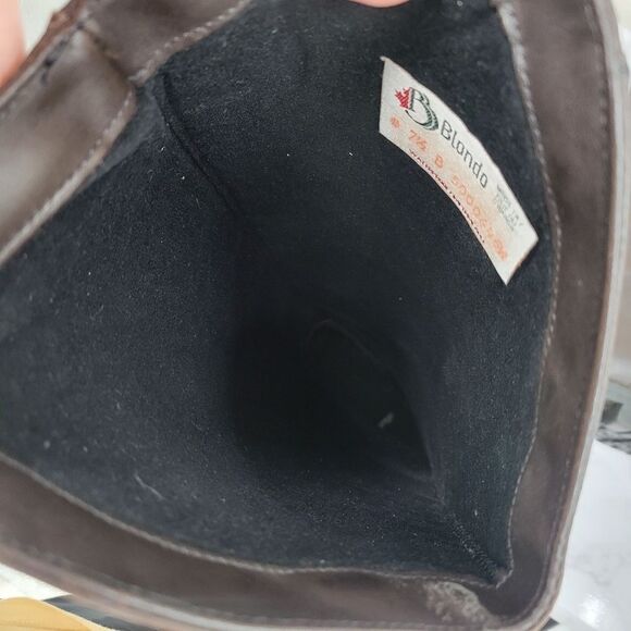 Blondo Canadian Knee High Brown Pull On Riding Boots Women's Size 7.5B - Picture 13 of 15